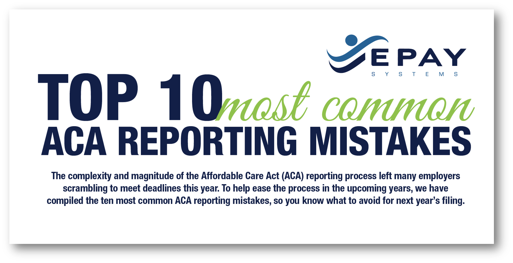 top 10 ACA reporting mistakes shadow